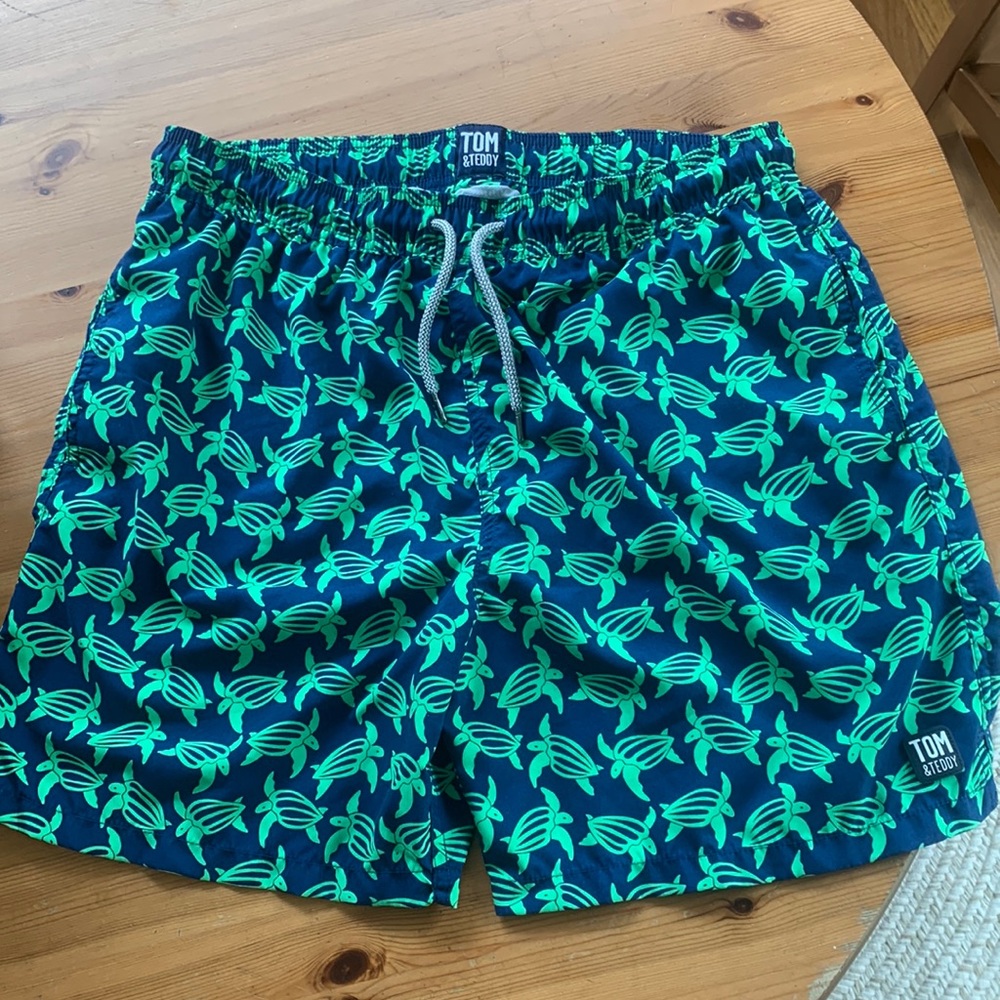 Toms and teddy size large swim shorts